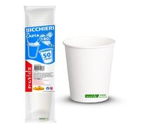 MOVIDA 600 BICCHIERI BICCHIERE ACQUA MONOUSO CARTA BIANCO BIO ML 180 02 2025