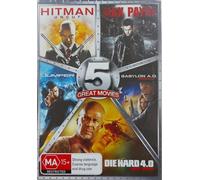 Movie 5P: Action #2 - Die Hard 4.0, Jumper, Max Payne, Hitman Uncut, Babylo (CD)