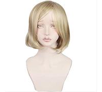 Movie Black Widow Natasha Romanoff Wig Cosplay Golden Heat Resistant Synthetic Hair Wig + Wig Cap