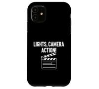 Movie Clapper Board Lights Camera Action Custodia per iPhone 11