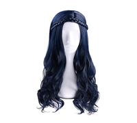 Movie Descendants 2 Evie Long Wavy Wig Costume Cosplay Donna Resistente Al Calore Capelli Sintetici Parrucche Di Halloween Party