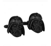 Movie Designg Super Eroi Stormtrooper Gemelli per camicia per Uomini ottima Idea regalo Materiale Metallo Collegamenti Di Polsino per camice. (Star Nero)