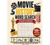 Movie History Word Search: Decade by Decade Puzzle for Film Lovers