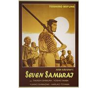 Movie Poster I Sette Samurai - Akira Kurosawa - Size:70x100 CM