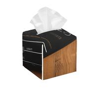 Movies Clapperboard Pattern Print Tissue Box Cover - Elegante Bagno, Soggiorno, Tavolo, Scrivania, Ufficio, Auto Organizer Holder