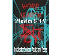 movies & tv word search puzzle book: Word Searches About Movies, TV, Classic Films, Actors and More - Puzzles to Keep You Entertained and Relaxed… 6x9 ... 55 Fun Challenges for Anytime Enjoyment!