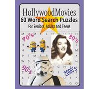 Movies Word Search Puzzle: A Fun and Relaxing Movie-Themed Puzzle Book for Adults and Teens and Seniors | 120 Pages, Large Print 8.5 x 11, Perfect Gift for Film Lovers, For Relaxation and Vacations.