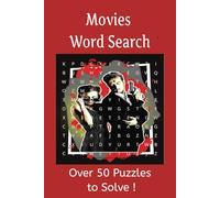 Movies Word Search Puzzle Book: Word Searches about Movies, Films, and Cinema / 110 pages, 50+ Puzzles