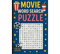 Movies Word Search Puzzle: Word Search Activity Book with Easy To Ready Print about Movies and Actors or Actresses I 6x9 inches, 120 pages I 50 plus ... Gifts for Vacation, Holiday or Relaxation