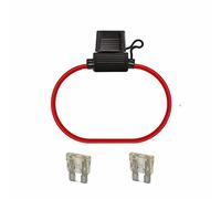 Movilideas 1 portafusibile per auto aereo resistente all'acqua portafusibili con 2 fusibili da 25 amp.