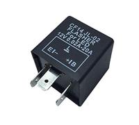 Movilideas Relè CF14 JL-02 per indicatore di direzione di auto e moto 12 V 0,02 A-20 A Relè Flash LED Indicatore di segnale resistore Flasher Relay Motocicletta