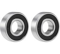 Movilideas - Set di 2 fermi a sfera, cuscinetti a sfere 6202-2rs in acciaio a scanalatura profonda sigillati in gomma doppia faccia 15x35x11 mm