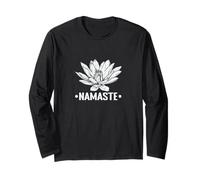 Movimenti fluenti di Namaste nello Yoga Maglia a Manica