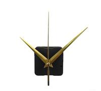 Movimento al quarzo per pannelli spessi Scansione silenziosa (9 # 001) | Scansione ultra silenziosa, nessun rumore di ticchettio, attacco lungo dell'albero, include 3 mani, finitura oro nero
