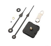 Movimento al quarzo silenzioso in acrilico con lunghezza dell'albero regolabile e lancette in alluminio per diversi spessori del pannello dell'orologio da parete (D)