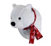 Movimento Attivato Natale Canto Bocca che Si Muove Orso Polare Testa Decorazione