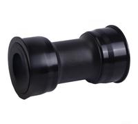 Movimento centrale a pressione 30 mm in lega di alluminio con cuscinetto | Compatibile con BB386 OSBB, si adatta a telai stradali moderni, supporto pedivella da 24 mm, finitura nera