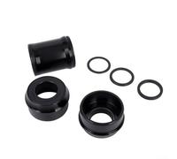 Movimento centrale a pressione per telaio PF30 da 68/73 mm, nucleo albero cavo da 24 mm con cuscinetti sigillati, per parti di bici in lega di alluminio CNC, include 3 guarnizioni (nero)