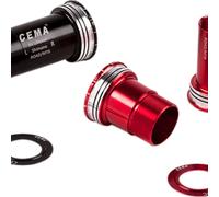 Movimento Centrale BB86 - BB92 Interlock Press Fit - black / 25 mm / Without Bearing / Campa UT