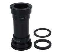 Movimento Centrale Bici BB92 68/73mm MTB Movimento Centrale Pressa Cuscinetto Integrale in Acciaio Sigillato per Manovella Mandrino 24mm, Nero