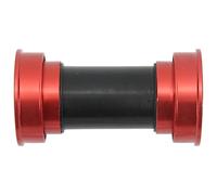 Movimento Centrale Bici BB92, Lega Leggera di Alluminio (Rossa) | Costruzione durevole, cuscinetti in ceramica sigillati, si adatta a varie guarniture