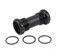 Movimento centrale della bicicletta 68 73 mm in lega di alluminio per Sram per Dub 24 mm guarnitura Mountain Road Bike cuscinetto sigillato Cup nero (nero)