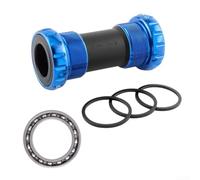 Movimento centrale della bicicletta 68 73mm in lega di alluminio per Sram per Dub 24mm Guarnitura Mountain Road Bike Cuscinetto Sigillato Coppa Nero (blu)
