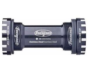 Movimento centrale hope cuscinetti esterni inox 68 73 mm nero