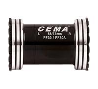 Movimento Centrale Interlock PF30 per Strada e MTB - Compatibile con Praxis M30, Shimano, SRAM GXP - Acciaio Inossidabile, Nero,