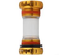 Movimento Centrale Lega Alluminio Leggero per MTB | Filettatura per bsa BC1.37*24T, compatibile telai 68-73mm, ideale bici da strada e corsa(gold)