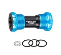 Movimento centrale leggero per bicicletta per corona da 24 mm filettato design cavo integrato per una facile installazione (blu)