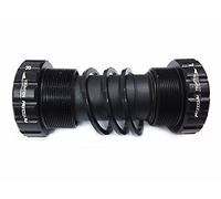 Movimento Centrale Mtb Staffa inferiore 68 / 73mm Asse for biciclette Mtb. Staffa del fondo ciclismo stradale impermeabile Cnc. Lega di alluminio BB. Parti dell'asse set a manovella(Black 1pcs)