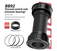 Movimento centrale per bici da strada Mtb Press-In BB 86-92mm Asse per bicicletta Cuscinetto in ceramica Guarnitura per bicicletta Albero centrale per Shimano/Sram/GXP