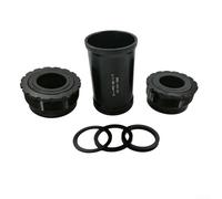 Movimento centrale per bici da strada T47 filettato per telai compatibili DUb, con corpo in lega di alluminio e anelli in acciaio inox, adatto a diametro interno 24/30 mm (T47-DUB)