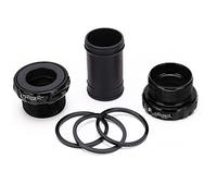 Movimento centrale per bici Lega di alluminio leggera Cuscinetti sigillati ad alta precisione Componente durevole per bicicletta per bici pieghevoli da strada di montagna Stile (Nera)