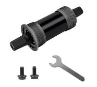 Movimento centrale per bicicletta con foro quadrato asse manovella 68 x 122,5 mm, asse sigillato per bici da strada, con mandrino e albero centrale per mountain bike, con chiave e viti impermeabili