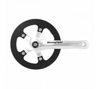 Movimento centrale Stronglight 8v. impatto argento 170mm 42dts con protezione pe