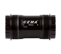 Movimento Centrale T47 per Praxis M30, Acciaio Inossidabile Nero, Compatibile con Shimano, SRAM e Altri - Larghezza 68/73 mm, Di