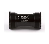 Movimento Centrale T47 Trek per Praxis M30, Acciaio Inossidabile Nero, Compatibile Shimano, SRAM, FSA, ROTOR, Filettatura M47x1.