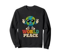 Movimento del Messaggio di gentilezza positiva della Terra della Pace Mondiale Felpa