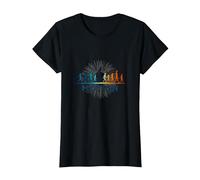 Movimento: Evoluzione del Movimento Umano Fitness Art Maglietta, Donna, Nero, L