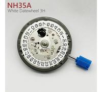 Movimento meccanico automatico NH35 autentico giapponese, alta precisione, 24 rubini, sostituzione dell'orologio Mod NH35A, data alle 3:00