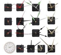 Movimento silenzioso al quarzo, meccanismo da 32 pezzi con lancette assortite in 16 disegni per la realizzazione di orologi fai da te, lancette luminose per artigianato
