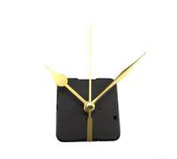 Movimento silenzioso per orologio da parete, kit fai da te a 3 lancette con albero lungo, meccanismo al quarzo per un funzionamento silenzioso, hobbista e orologeria professionale (4#001)