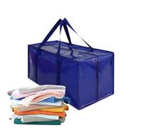 Moving Bags, Storage Totes, Organizer Containers, 28.94x12.99x14.17 Inches, Waterproof Zippered Closure, Reinforced Handles, Ideal for College Dorm, Camping, Garment Storage, Travel