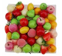 Moving Box Falso MINI Frutta mela Pera Pomodoro pesca arancia Limone Pepe Artificiale Partito Decorazione