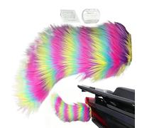 Moving Cosplay Tail - Role Playing Props With Wagging Motion, Soft Faux Tail Battery Powered Moving Ţail Attachment | Stage Performance Halloween Masquerade Concert Carnival Cosplay Events