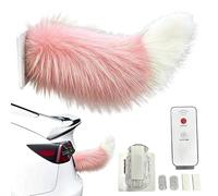 Moving Tail Cute, Remote Control Rechargeable Decor | Cute Fuzzy Moving Tail for Rv Rear Trucks Motorcycle Home Vehicles Holiday Birthday Party SUV Trip