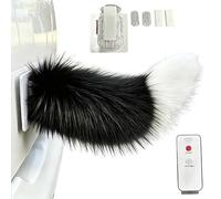 Moving Tail Cute, Remote Control Rechargeable Decor | Cute Fuzzy Moving Tail for Rv Rear Trucks Motorcycle Home Vehicles Holiday Birthday Party SUV Trip