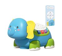 Moving Toys, Musical Elephant Baby Crawl Toy, Interactive Sensory Development Game, Educational Entertainment Boy Girl in Nursery Playroom Home Use For Baby